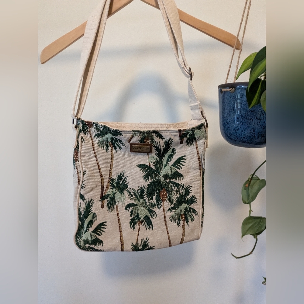 Palm Tree Print tote Bag - Picture 3 of 9